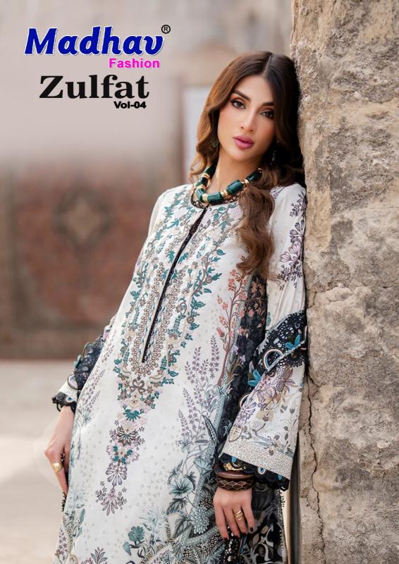 Madhav zulfat vol 4 wholesale dress materials in hyderabad with price